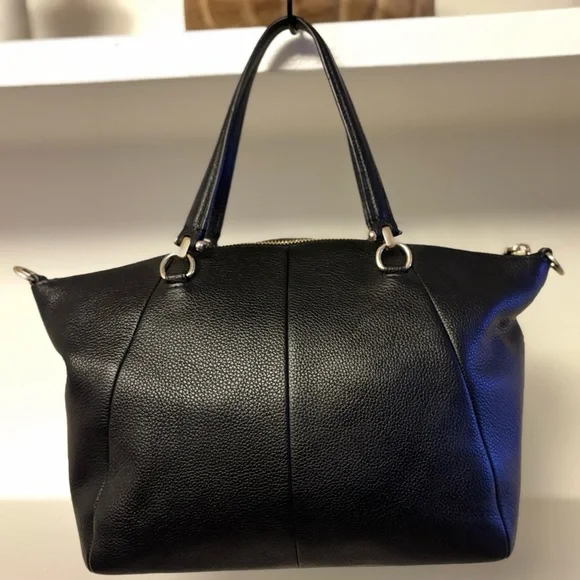 💖HOST PICK!💝 COACH Prairie Satchel in Black Pebbled Leather! EUC! - Picture 4 of 14